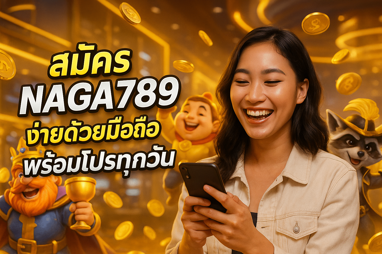 สมัคร NAGA789 ง่ายด้วยมือถือ พร้อมโปรทุกวัน