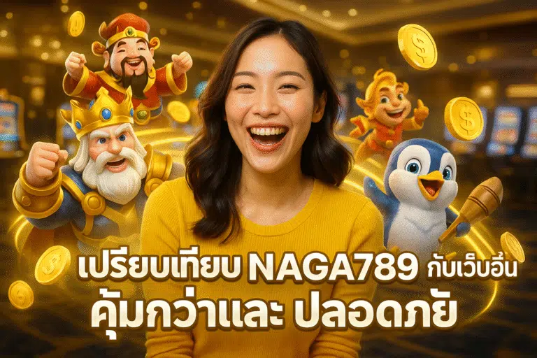 เปรียบเทียบ NAGA789 กับเว็บอื่น คุ้มกว่าและ ปลอดภัย